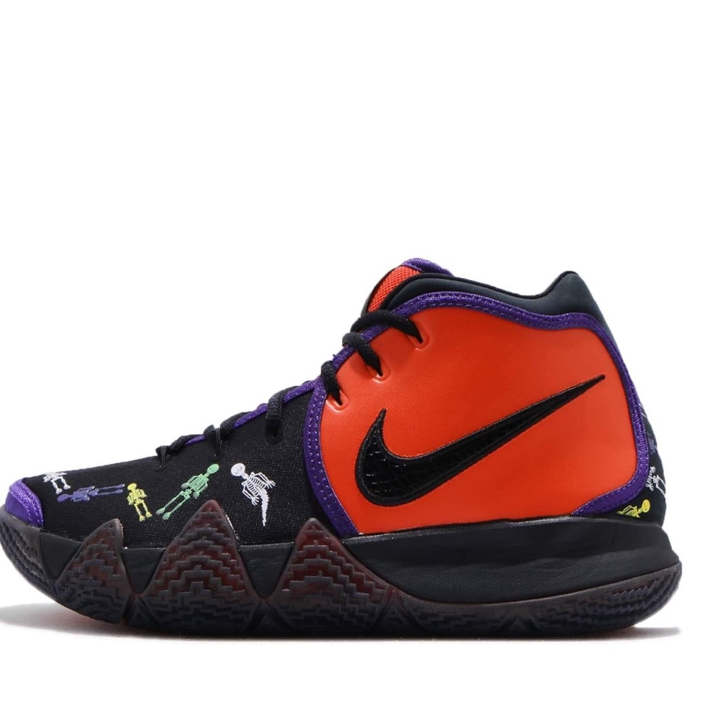 Nike Men's‎ Kyrie 4 DOTD TV PE 1, Orange/Black-Multi-Color M8 New in Box